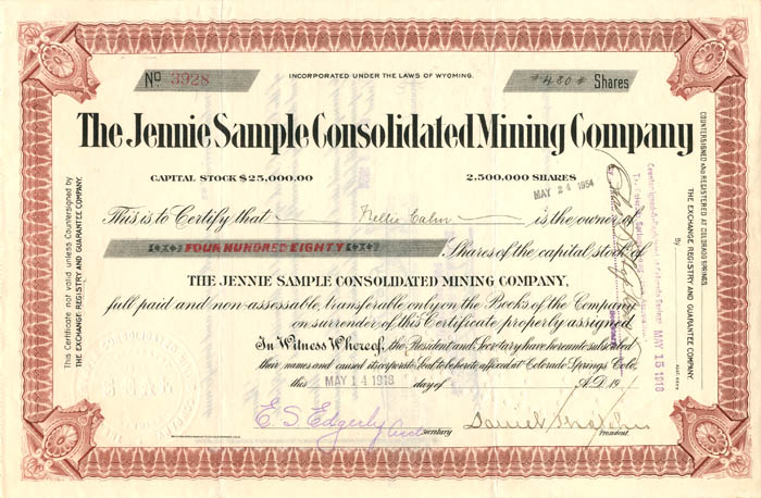 Jennie Sample Consolidated Mining Co.